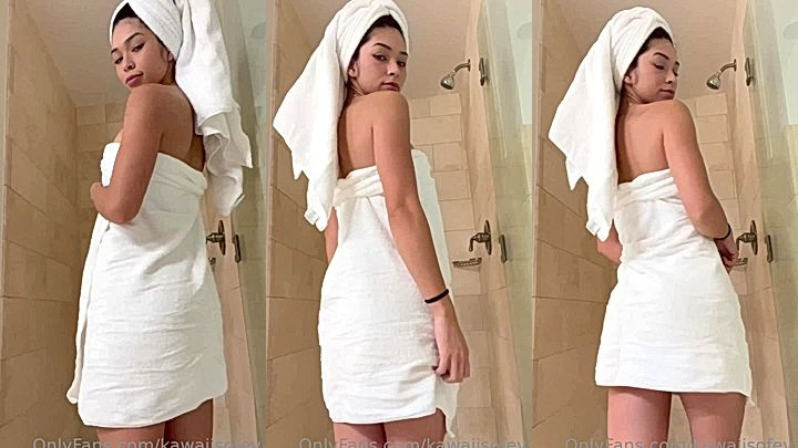 Aishah Sofey teasing in a bath towel