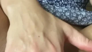 Alina Angel fingering her pussy very hardly