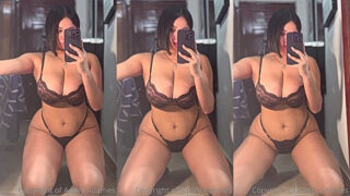 AudryAdames hot lingerie with her big tits and pussy