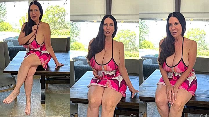 Christy Canyon sexy outfits showing her boobs and thighs