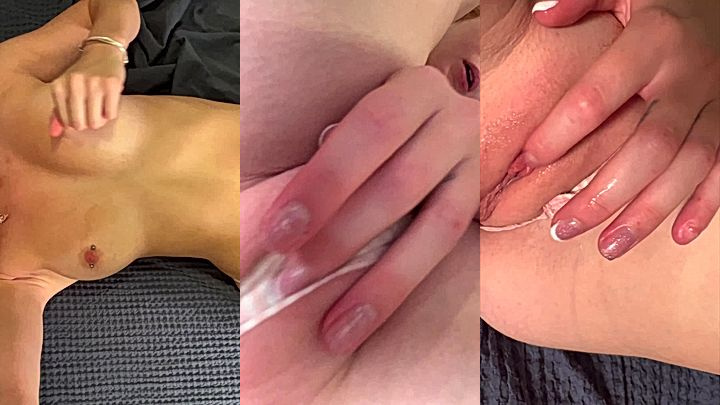 sexy onlyfans horny bitch  Nikanikaa talks dirty to cam and fingers her tight coochie