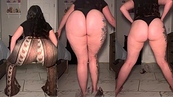 sexy slut babe Bbystar likes teasing you with her huge ass onlyfans leak