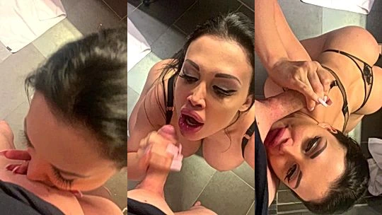 naughty hot sey bad bitch Aletta Ocean sucked hard cock before she go to bed