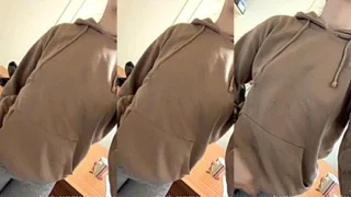 sexy onlyfans model MaddiexMyles lift up shirt and shows her wet coochie